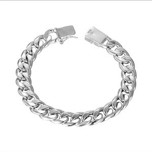 925 Cuban Links Sterling Silver Bracelet